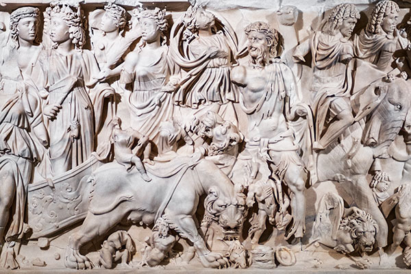 Sarcophage du triomphe de Bacchus