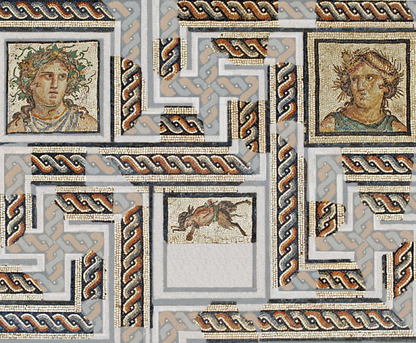 Mosaic of the Seasons, restored 